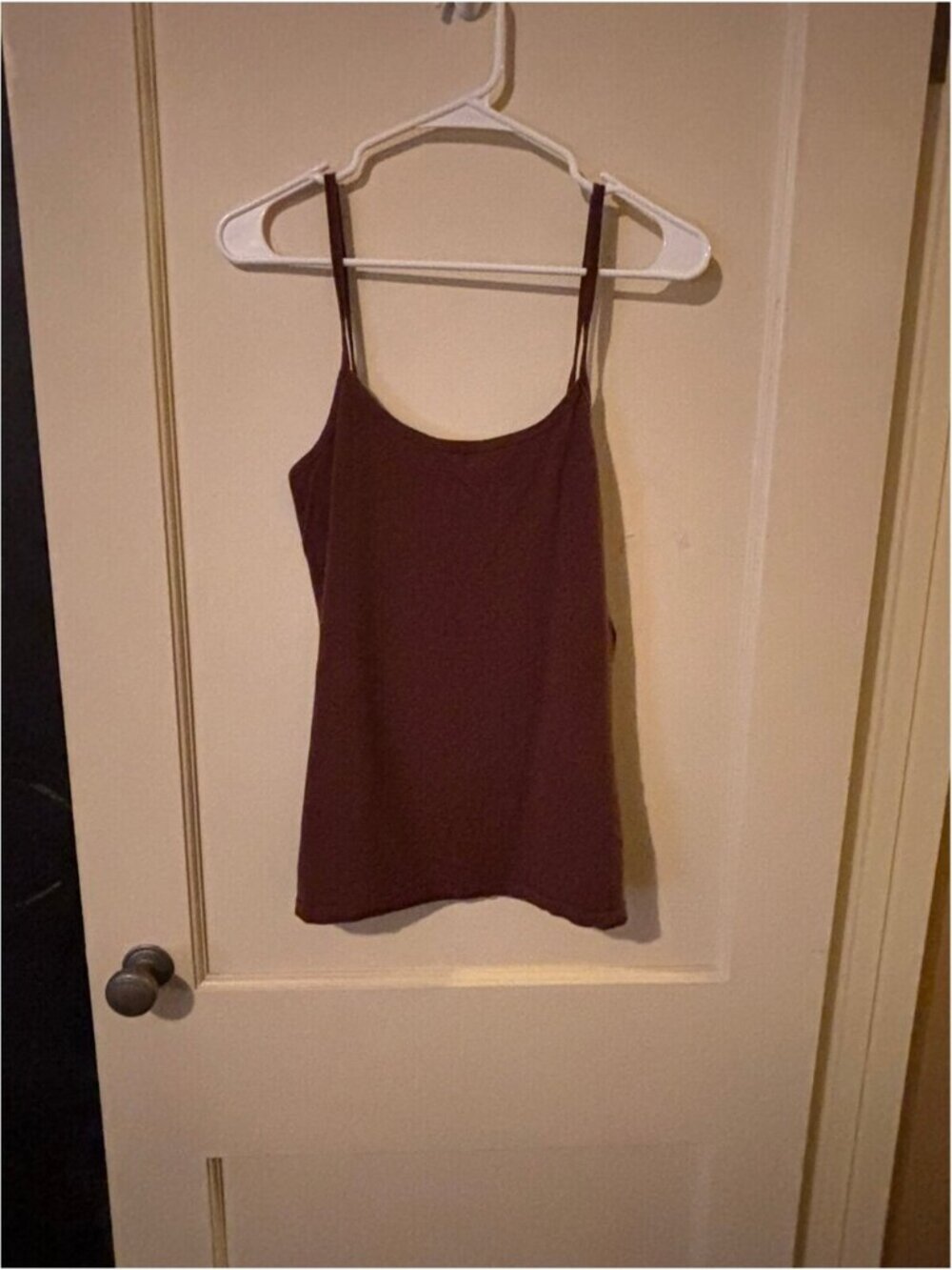 BKE Brown Spaghetti Strap Tank Top
